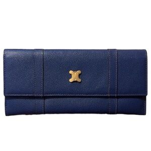 Celine Triomphe Vintage Leather Wallet